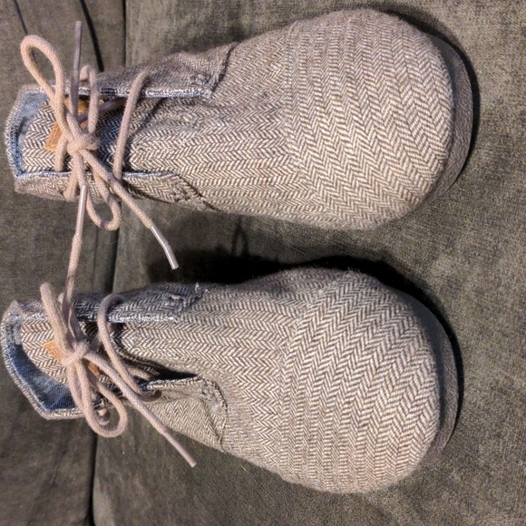 TOMS wedge lace up booties - Picture 7 of 11